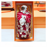 Darrahopens Appliances > Kitchen Appliances > Kettles Red Baby Bear Handmade Luxury Diamond Insulated Water Bottle – Bling Rhinestone 304 Stainless Steel Pocket Mug (260ml)