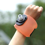 Darrahopens Appliances > Kitchen Appliances > Kettles Wearable Sports Wrist Water Bottle - 200ml BPA-Free Silicone Flask with Adjustable Strap & Bite Valve(Black)