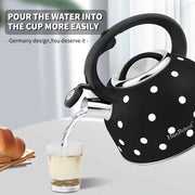 Darrahopens Appliances > Kitchen Appliances > Kettles Whistling Tea Kettle Stainless Steel Stovetop (2.5L)