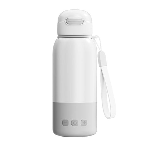 Darrahopens Appliances > Kitchen Appliances > Kettles White Portable Constant Temperature Electric Water Cup 450ml 100W Rechargeable Baby Formula Maker with 316 Stainless Steel