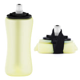 Darrahopens Appliances > Kitchen Appliances > Kettles Yellow Collapsible Handheld Running Flask - 350ml Lightweight Silicone Water Bottle with Bite Valve