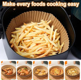 Darrahopens Appliances > Kitchen Appliances > Kitchen Appliance Accessories 100 Airfryer Baking Pans - Round Baking Pans 23cm - Food Safe - BPA Free - Non-Stick Airfryer Pans - Easy to Clean - Suitable for Airfryers from 3-8 litres