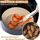 Darrahopens Appliances > Kitchen Appliances > Kitchen Appliance Accessories 100 Airfryer Baking Pans - Round Baking Pans 23cm - Food Safe - BPA Free - Non-Stick Airfryer Pans - Easy to Clean - Suitable for Airfryers from 3-8 litres