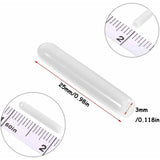 Darrahopens Appliances > Kitchen Appliances > Kitchen Appliance Accessories 120 Pieces Dishwasher Caps, Inner Diameter 3Mm Pvc Protective Cover, Dish Basket, 325Mm (White)