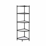 Darrahopens Appliances > Kitchen Appliances > Kitchen Appliance Accessories Artiss 5-Tier Kitchen Corner Shelf Rack Stand Microwave Metal Storage Shelves