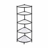 Darrahopens Appliances > Kitchen Appliances > Kitchen Appliance Accessories Artiss 5-Tier Kitchen Corner Shelf Rack Stand Microwave Metal Storage Shelves