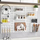 Darrahopens Appliances > Kitchen Appliances > Kitchen Appliance Accessories CARLA HOME Pegboard Wall Organizer Kit with 6 Modular Pegboards & 21 Accessories for Kitchen, Office, Gaming & Craft Storage