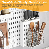 Darrahopens Appliances > Kitchen Appliances > Kitchen Appliance Accessories CARLA HOME Pegboard Wall Organizer Kit with 6 Modular Pegboards & 21 Accessories for Kitchen, Office, Gaming & Craft Storage