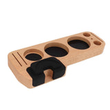 Darrahopens Appliances > Kitchen Appliances > Kitchen Appliance Accessories Coffee Tamping Station Beech Comfortable Grip Coffee Filter Tamper Holder with Pads for Coffee Making 58mm/2.3in In Australia - Darrahopens