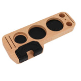 Darrahopens Appliances > Kitchen Appliances > Kitchen Appliance Accessories Coffee Tamping Station Beech Comfortable Grip Coffee Filter Tamper Holder with Pads for Coffee Making 58mm/2.3in In Australia - Darrahopens