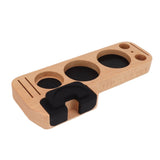 Darrahopens Appliances > Kitchen Appliances > Kitchen Appliance Accessories Coffee Tamping Station Beech Comfortable Grip Coffee Filter Tamper Holder with Pads for Coffee Making 58mm/2.3in In Australia - Darrahopens