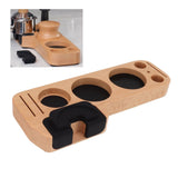 Darrahopens Appliances > Kitchen Appliances > Kitchen Appliance Accessories Coffee Tamping Station Beech Comfortable Grip Coffee Filter Tamper Holder with Pads for Coffee Making 58mm/2.3in In Australia - Darrahopens