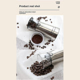 Darrahopens Appliances > Kitchen Appliances > Kitchen Appliance Accessories Electric Coffee Grinder - Adjustable Stainless Steel Blade Grinder for Coffee Beans