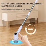 Darrahopens Appliances > Kitchen Appliances > Kitchen Appliance Accessories Electric Spin Scrubber Power Shower Cleaning Brush with Extendable Handle & 8 Brush Heads for Bathtub Tile Grout Kitchen Window and Floor