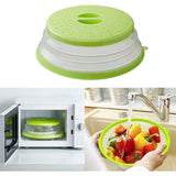 Darrahopens Appliances > Kitchen Appliances > Kitchen Appliance Accessories Foldable Microwave Cover, 2 Pieces Foldable Microwave Cover, Food Heating Cover Microwave Splatter Cover With Steam