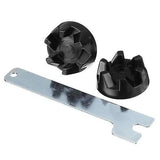 Darrahopens Appliances > Kitchen Appliances > Kitchen Appliance Accessories KitchenAid Compatible Blender Rubber Replacement Parts Clutch Gear Coupling AP2930430 Black Silver