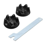 Darrahopens Appliances > Kitchen Appliances > Kitchen Appliance Accessories KitchenAid Compatible Blender Rubber Replacement Parts Clutch Gear Coupling AP2930430 Black Silver