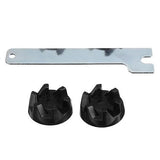 Darrahopens Appliances > Kitchen Appliances > Kitchen Appliance Accessories KitchenAid Compatible Blender Rubber Replacement Parts Clutch Gear Coupling AP2930430 Black Silver