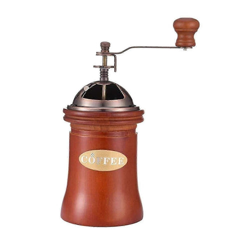 Darrahopens Appliances > Kitchen Appliances > Kitchen Appliance Accessories Manual Coffee Grinder - Retro Wooden Hand Burr Grinder with Drawer