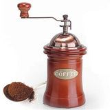 Darrahopens Appliances > Kitchen Appliances > Kitchen Appliance Accessories Manual Coffee Grinder - Retro Wooden Hand Burr Grinder with Drawer