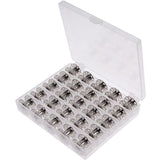 Darrahopens Appliances > Kitchen Appliances > Kitchen Appliance Accessories Metal Bobbins with Case Compatible with Brother Singer Bernina Pfaff Elna Babylock Kenmore Juki Standard Household Sewing Machine
