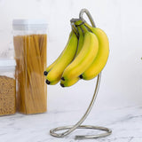 Darrahopens Appliances > Kitchen Appliances > Kitchen Appliance Accessories Modern Satin Nickel Banana Hanger Stand for Kitchen Countertop