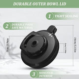 Darrahopens Appliances > Kitchen Appliances > Kitchen Appliance Accessories /NN/Outer Lid for Ninja Ice Creami Maker Compatible with NC299AMZ/NC301/NC300 (No Paddle) Reusable Replacement Lid Accessory{F2}