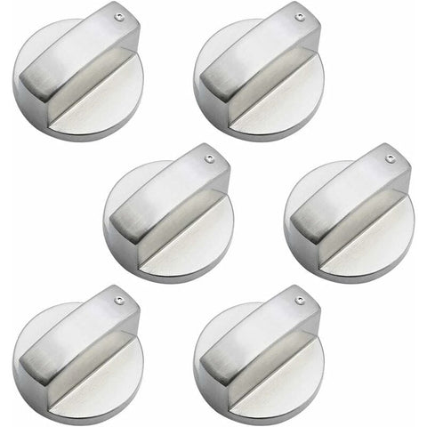 Darrahopens Appliances > Kitchen Appliances > Kitchen Appliance Accessories Parts Universal Metal Control Knobs Gas Stove Knob 6Mm Universal Control Knobs Stove Knob For Gas Stove Cooker Oven Hob