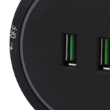 Darrahopens Appliances > Kitchen Appliances > Kitchen Appliance Accessories Power Track Socket Surface Mount USB Electric Socket Outlet 180 to 250v for Home Kitchen Sideboard Cabinet In Australia - Darrahopens