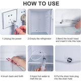 Darrahopens Appliances > Kitchen Appliances > Kitchen Appliance Accessories Refrigerator Drain Hole, Refrigerator Cleaning Set, Ref Eight-piece Set
