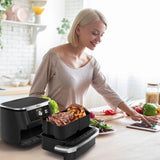 Darrahopens Appliances > Kitchen Appliances > Kitchen Appliance Accessories Silicone Molds for Ninja Flex Drawer Air Fryer 10.4L Reusable