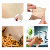 Darrahopens Appliances > Kitchen Appliances > Kitchen Appliance Accessories Toaster Bags - Pack of 10 - Reusable Toaster Bags - Heat Resistant Non-Stick Toaster Bags - For Baking Cheese and Snacks - 16.5 x 16 cm