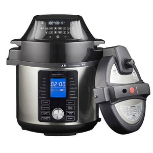 Darrahopens Appliances > Kitchen Appliances Masterpro 5L Ultimate Electric All-in-One Air Fryer MultiCooker w/ Basket Black