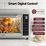 Darrahopens Appliances > Kitchen Appliances > Ovens Devanti 48L Convection Oven Electric Fryer Bake Grill Ovens Benchtop 2000W Silver In Australia - Darrahopens