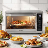 Darrahopens Appliances > Kitchen Appliances > Ovens Devanti 48L Convection Oven Electric Fryer Bake Grill Ovens Benchtop 2000W Silver In Australia - Darrahopens
