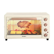 Darrahopens Appliances > Kitchen Appliances > Ovens Devanti 60L Convection Oven Electric Fryer Ovens 2000W Cream