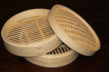 Darrahopens Appliances > Kitchen Appliances > Rice Cookers & Steamers 12 Inch Brand New Bamboo Steamer Set-2 Steamer Baskets With 1 Lid