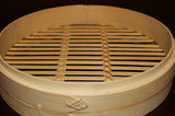 Darrahopens Appliances > Kitchen Appliances > Rice Cookers & Steamers 12 Inch Brand New Bamboo Steamer Set-2 Steamer Baskets With 1 Lid