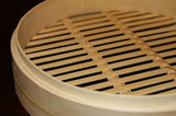 Darrahopens Appliances > Kitchen Appliances > Rice Cookers & Steamers 9 Inch Bamboo Steamer Set-2 Steamer Baskets With 1 Lid