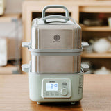 Darrahopens Appliances > Kitchen Appliances > Rice Cookers & Steamers BUYDEEM Double Tier 10L Electric One Touch Digital Multifunctional Food Steamer