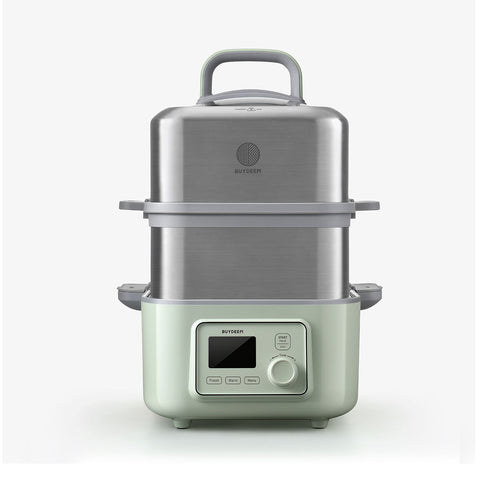Darrahopens Appliances > Kitchen Appliances > Rice Cookers & Steamers BUYDEEM Double Tier 10L Electric One Touch Digital Multifunctional Food Steamer
