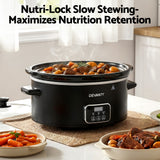 Darrahopens Appliances > Kitchen Appliances > Rice Cookers & Steamers Devanti 5.6L Slow Cooker Electric Multi Cooker with 3 Heat Settings and Keep Warm Function