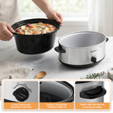Darrahopens Appliances > Kitchen Appliances > Rice Cookers & Steamers Devanti 6.5L Slow Cooker Electric Multi Cooker with 3 Heat Settings and Keep Warm Function