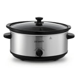 Darrahopens Appliances > Kitchen Appliances > Rice Cookers & Steamers Devanti 6.5L Slow Cooker Electric Multi Cooker with 3 Heat Settings and Keep Warm Function