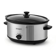 Darrahopens Appliances > Kitchen Appliances > Rice Cookers & Steamers Devanti 6.5L Slow Cooker Electric Multi Cooker with 3 Heat Settings and Keep Warm Function