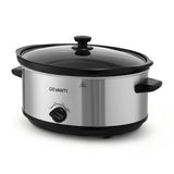 Darrahopens Appliances > Kitchen Appliances > Rice Cookers & Steamers Devanti 6.5L Slow Cooker Electric Multi Cooker with 3 Heat Settings and Keep Warm Function