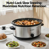 Darrahopens Appliances > Kitchen Appliances > Rice Cookers & Steamers Devanti 6.5L Slow Cooker Electric Multi Cooker with 3 Heat Settings and Keep Warm Function