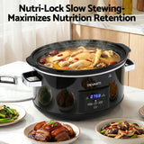 Darrahopens Appliances > Kitchen Appliances > Rice Cookers & Steamers Devanti 8L Slow Cooker Electric Multi Cooker with 3 Heat Settings and Keep Warm Function