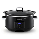 Darrahopens Appliances > Kitchen Appliances > Rice Cookers & Steamers Devanti 8L Slow Cooker Electric Multi Cooker with 3 Heat Settings and Keep Warm Function