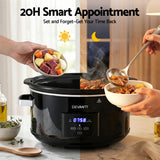 Darrahopens Appliances > Kitchen Appliances > Rice Cookers & Steamers Devanti 8L Slow Cooker Electric Multi Cooker with 3 Heat Settings and Keep Warm Function